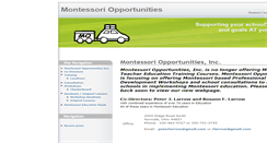 Desktop Screenshot of montessori-opportunities.com